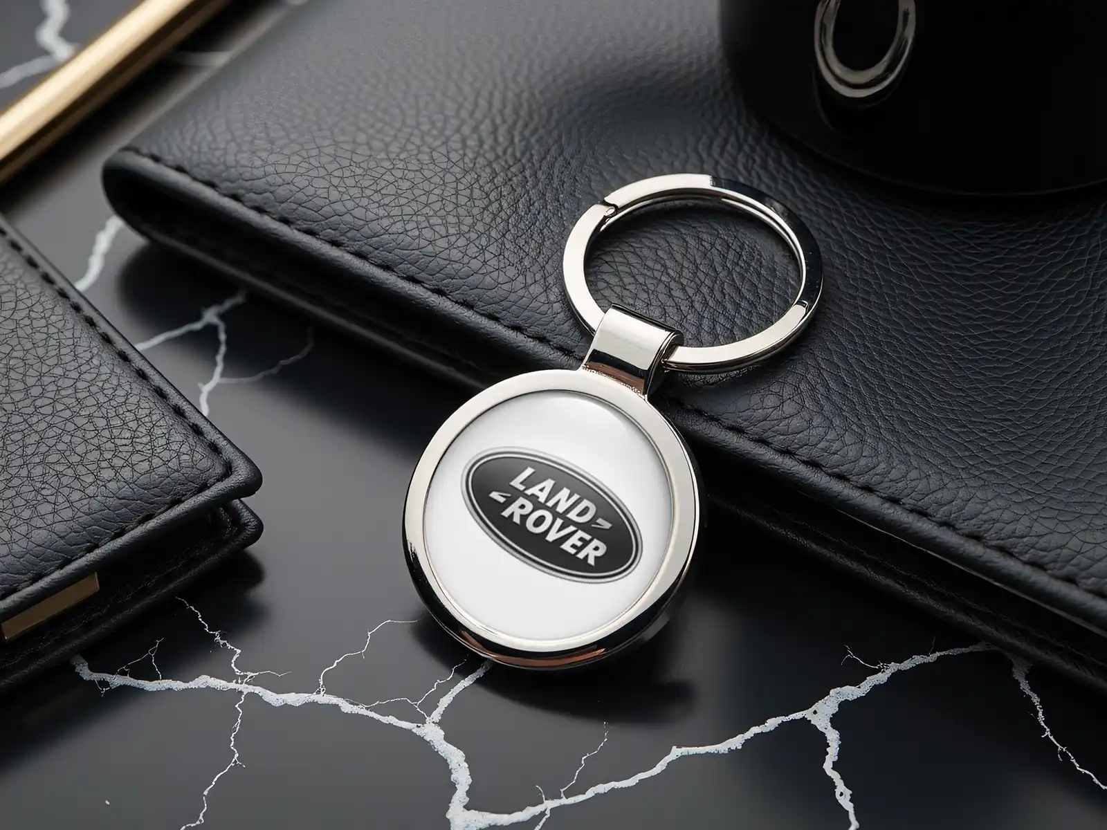 Land Rover Personalisiert Schlüsselanhänger Logo Premium Metall